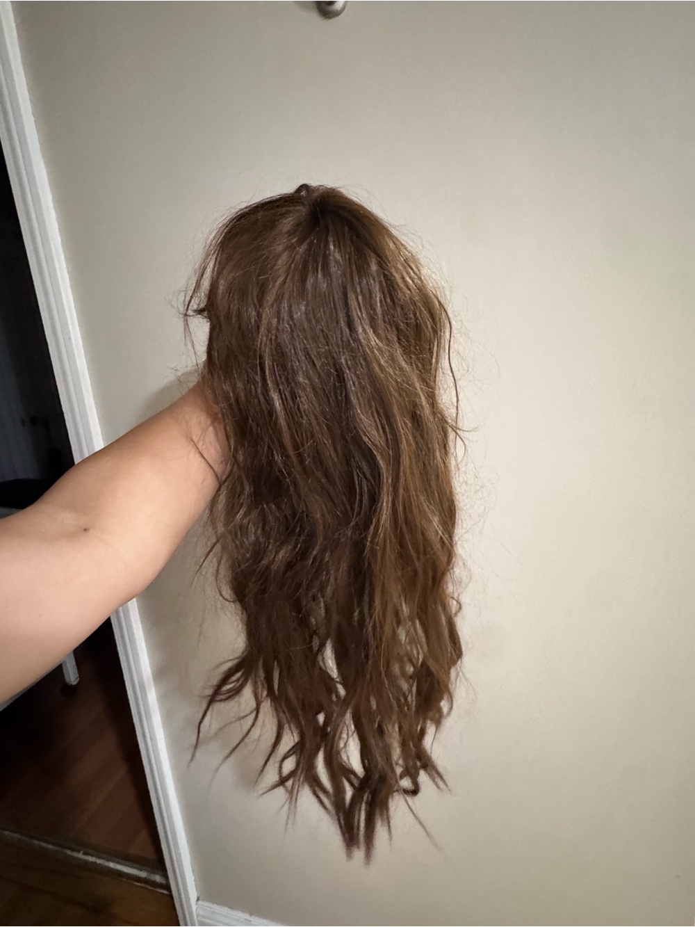 Brown Clip-In Hair Extension Piece - Natural Shade